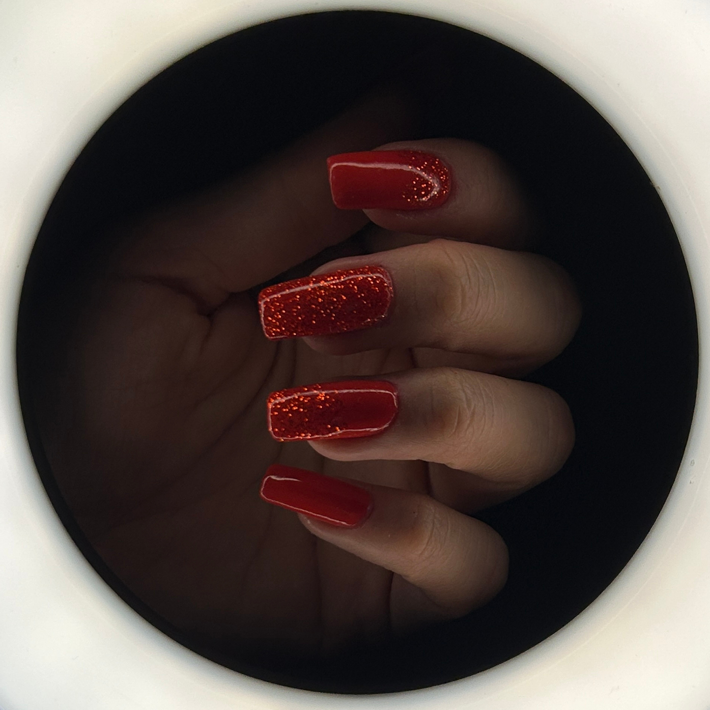 Deepa Dipping Powder Fine Red Sequin 127