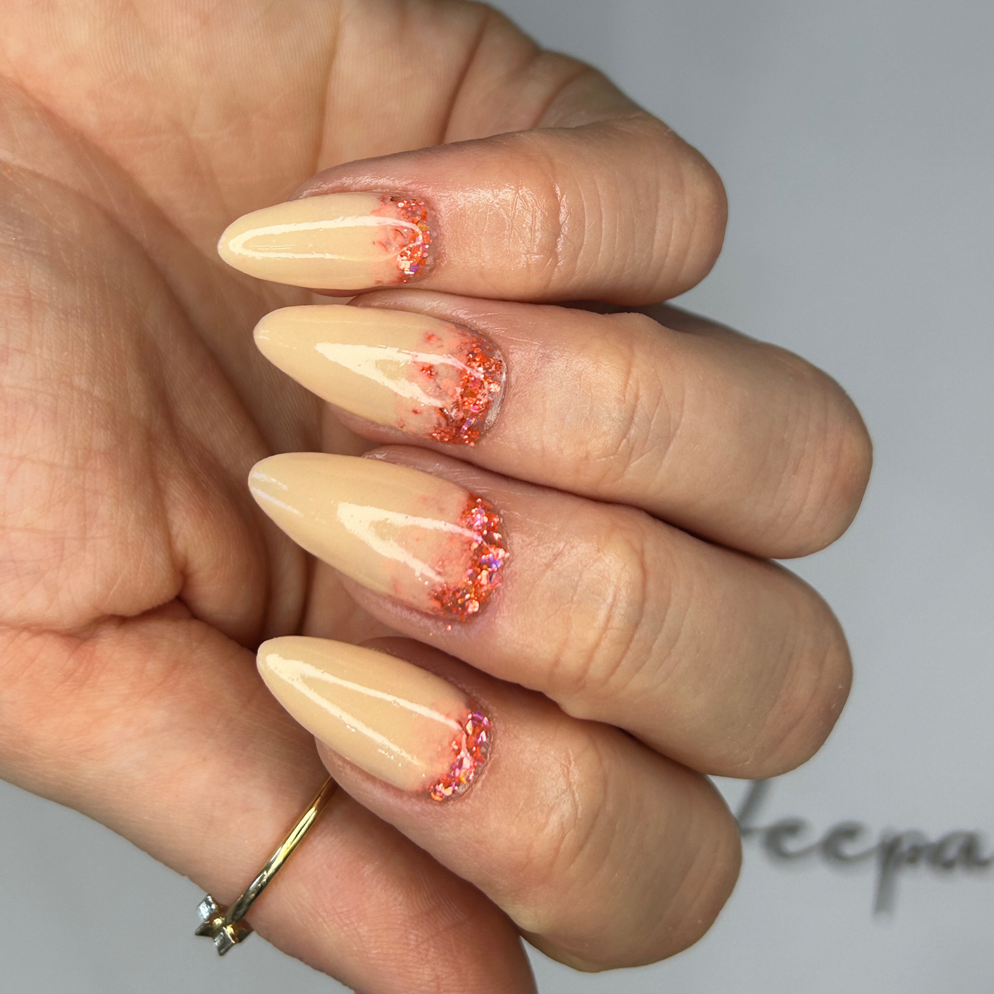 Deepa Dipping Powder Large Red Sequin 135