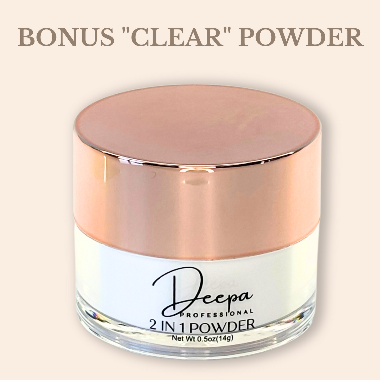 Starter Set 5 Powder + BONUS "CLEAR" POWDER